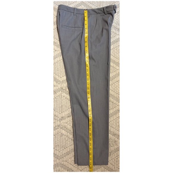 AMII - Grey High Waisted Crop Dress Pants / Trousers (Size M) - Picture 6 of 6
